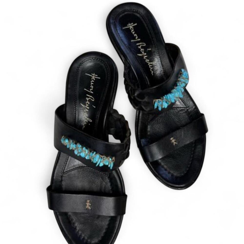 Beautiful henry begeulin black leather